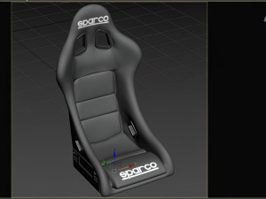 Sparco Rev Racing Seat printable 3D Print Model