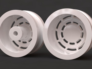 Manaray Turbina S rim printable 3D Принт Модель