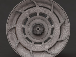 Manaray Turbina S rim printable 3D Принт Модель