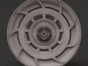 Manaray Turbina S rim printable 3D Print Model