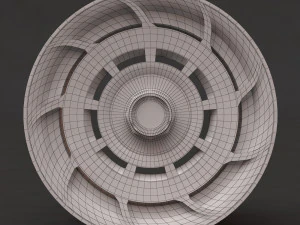 Manaray Turbina S rim printable 3D Print Model