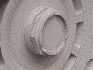 Manaray Turbina S rim printable 3D Принт Модель