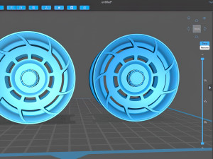 Manaray Turbina S rim printable 3D Принт Модель
