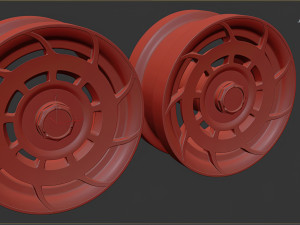 Manaray Turbina S rim printable 3D Принт Модель