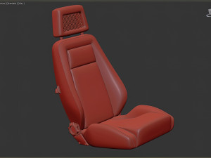 Escort Fishnet Front Seat prntable 3D Print Model