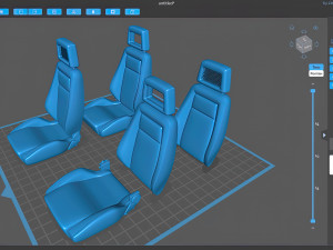 Escort Fishnet Front Seat prntable 3D Print Model
