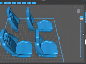 Escort Fishnet Front Seat prntable 3D Print Model