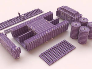 Kit de impresi&oacute;n del dinam&oacute;metro del chasis Modelo de impresión 3D