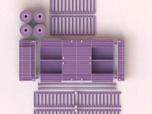 Kit de impresi&oacute;n del dinam&oacute;metro del chasis Modelo de impresión 3D