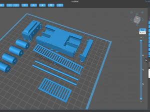 Kit de impresi&oacute;n del dinam&oacute;metro del chasis Modelo de impresión 3D