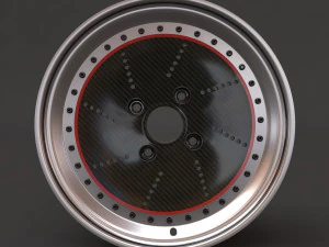 Rays Volk C1 printable rim 3D Print Model