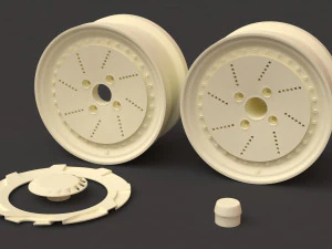 Rays Volk C1 printable rim 3D Print Model