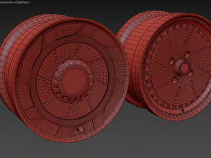 Rays Volk C1 printable rim Model Cetak 3D