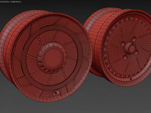 Rays Volk C1 printable rim 3D Print Model