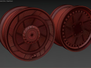 Rays Volk C1 printable rim Model Cetak 3D