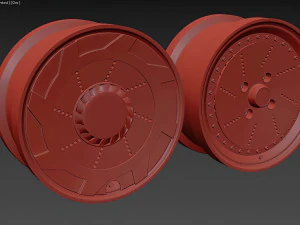 Rays Volk C1 printable rim 3D Print Model