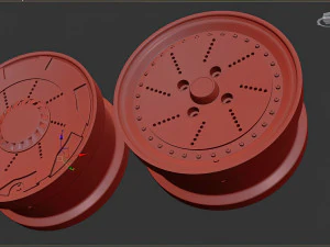 Rays Volk C1 printable rim 3D Print Model