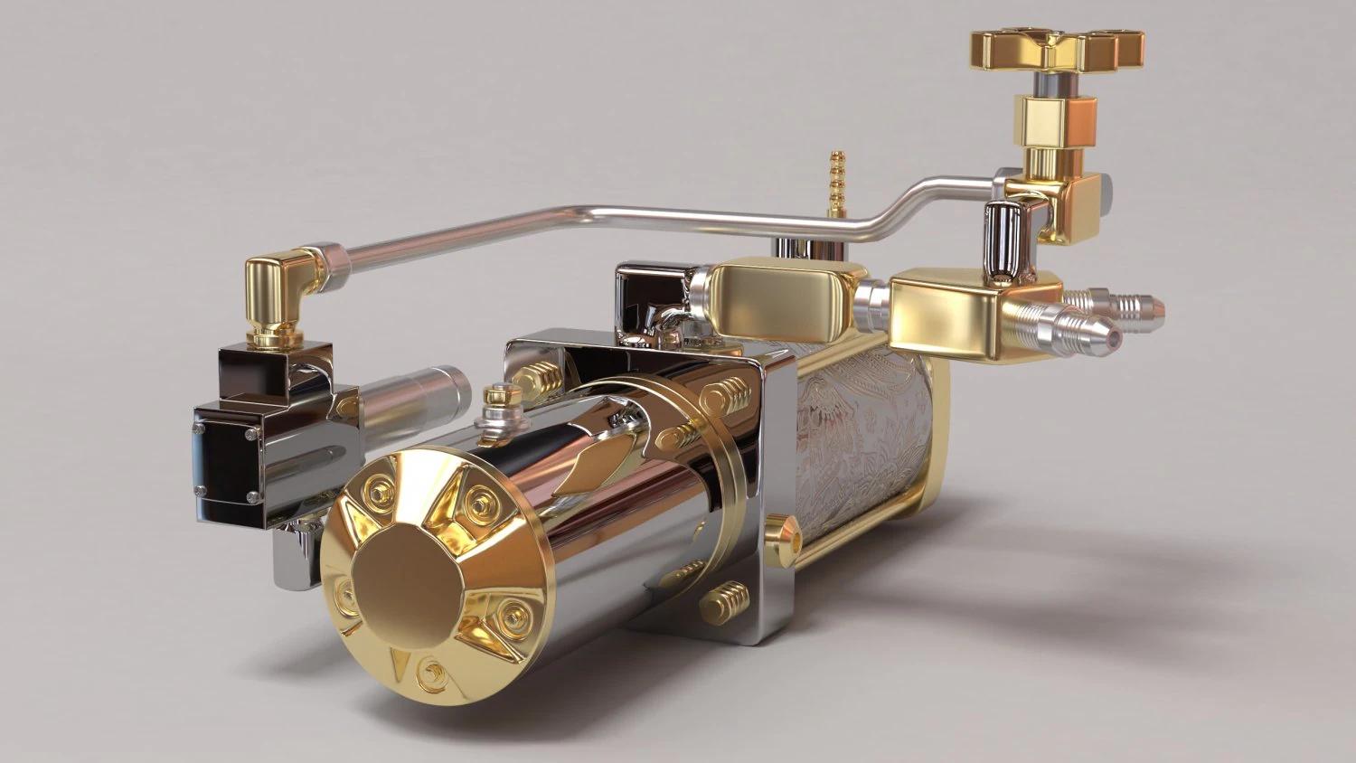 Car Hydraulic Pump printable 3D Print Model .c4d .max .obj .3ds .fbx .stl .blend 