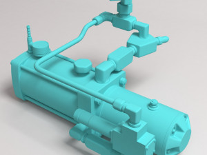 Car Hydraulic Pump printable 3D Baskı Modeli