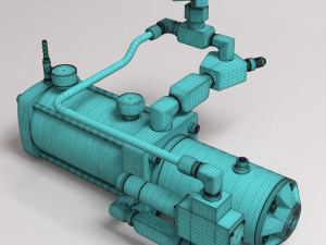 Car Hydraulic Pump printable 3D Baskı Modeli