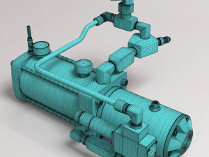 Car Hydraulic Pump printable 3D Print Model