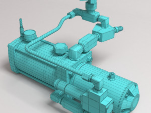 Car Hydraulic Pump printable 3D Baskı Modeli