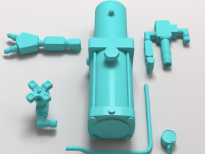 Car Hydraulic Pump printable 3D Baskı Modeli