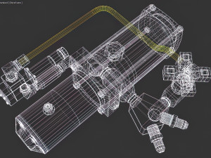 Car Hydraulic Pump printable 3D Baskı Modeli