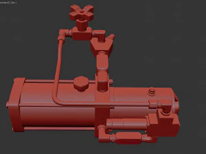 Car Hydraulic Pump printable 3D Print Model