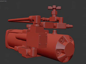 Car Hydraulic Pump printable 3D Print Model