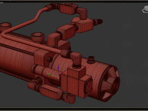 Car Hydraulic Pump printable 3D Print Model