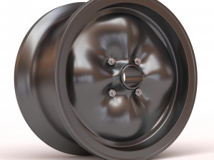 Lotus Wobbly Web four bolts rim 3D Print Model