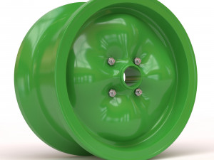 Lotus Wobbly Web four bolts rim 3D Print Model