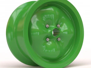 Lotus Wobbly Web four bolts rim 3D Print Model