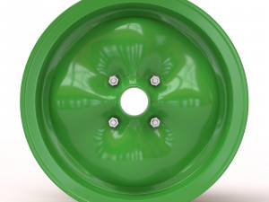 Lotus Wobbly Web four bolts rim 3D Print Model