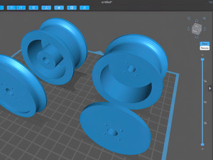 Lotus Wobbly Web four bolts rim 3D Print Model