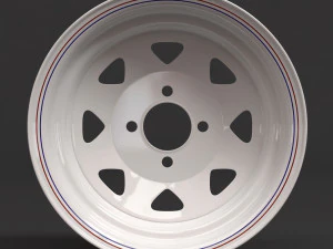Weller Wheels 8 Spoke 4 versions 3D Print Model