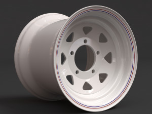 Weller Wheels 8 Spoke 4 versions Modello di stampa 3D