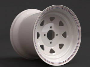 Weller Wheels 8 Spoke 4 versions 3D Print Model