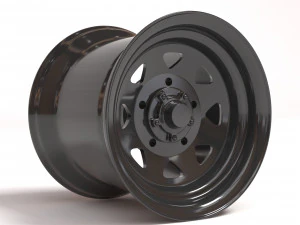 Weller Wheels 8 Spoke 4 versions 3D Print Model