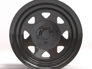 Weller Wheels 8 Spoke 4 versions 3D Print Model