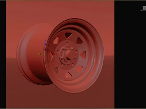 Weller Wheels 8 Spoke 4 versions 3D Print Model