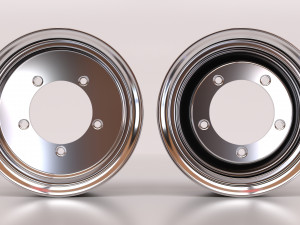 VW Beetle ERCO rim front and rear printable 3D Baskı Modeli