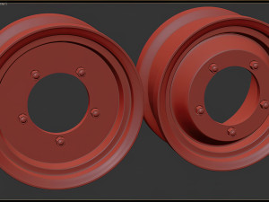 VW Beetle ERCO rim front and rear printable 3D Baskı Modeli