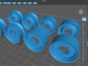 VW Beetle ERCO rim front and rear printable 3D Baskı Modeli