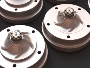 VW Beetle Brake Drums 5lug Printable 3D Принт Модель