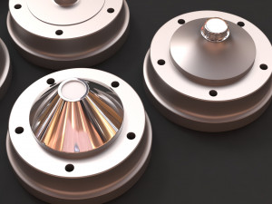 VW Beetle Brake Drums 5lug Printable 3D Принт Модель