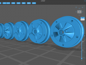 VW Beetle Brake Drums 5lug Printable 3D Принт Модель