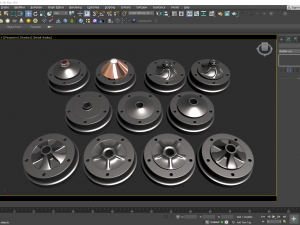 VW Beetle Brake Drums 5lug Printable 3D Принт Модель