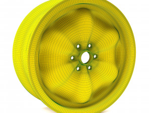 Lotus Wobbly Web six bolts rim 3D Print Model